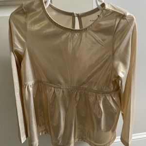 Metallic Pink Chicken Top